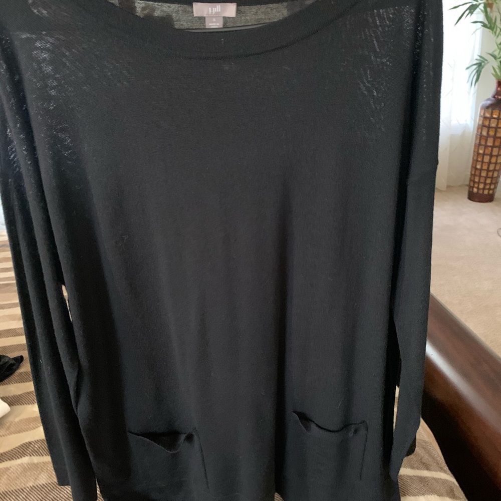 Black long sleeve shirt in a size S